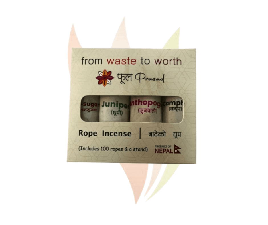Multiflavor Bateko Dhoop: Asthasugandha, Camphor, Anthrop, Juniper (Asthasugandha, Kapoor, Sunpati, Dhoopi)